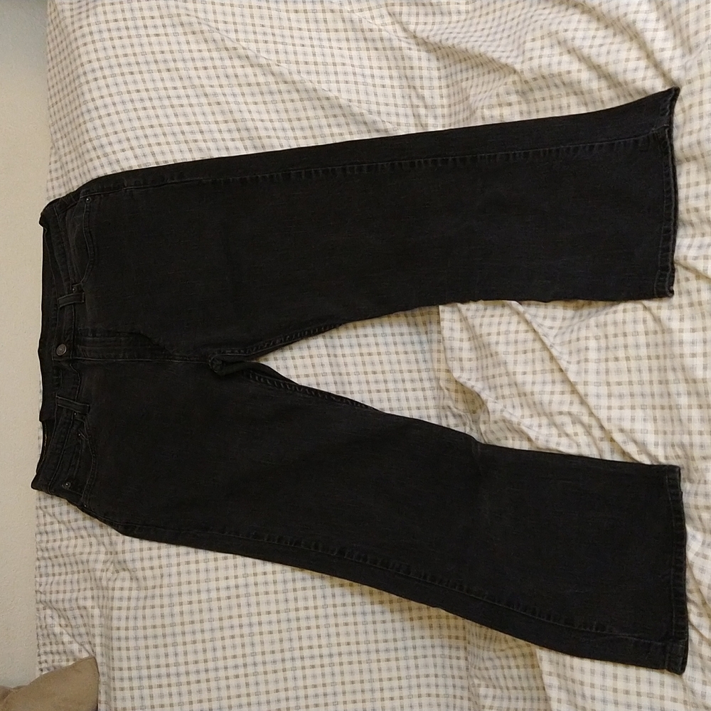 Levi's 569 33 x 32 faded black jeans